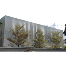 Metal Customized Facade Curtain Wall Decorative  Panel in  Artistic design